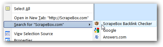 Context Menu