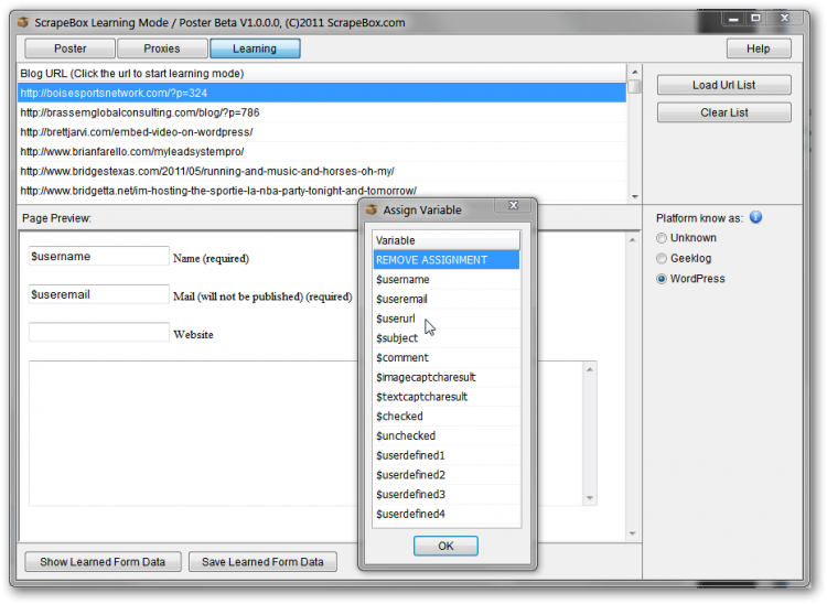 Assign Variables