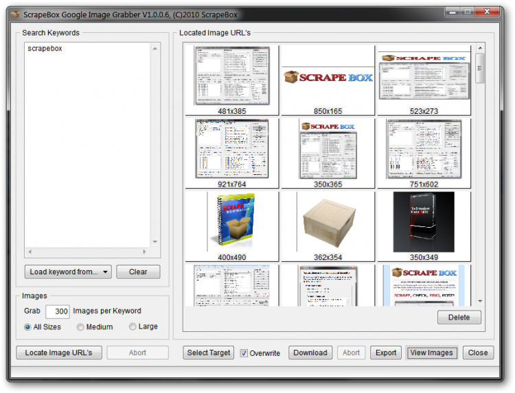 Mass Google Images Scraper