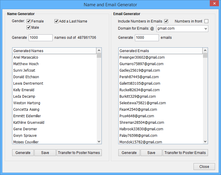 Name And Email Generator Scrapebox