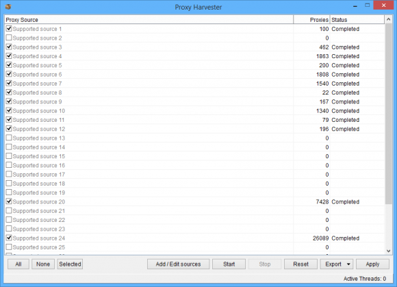 Harvest Proxies