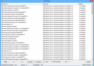 RSS Pinger