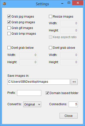 grab-images-settings